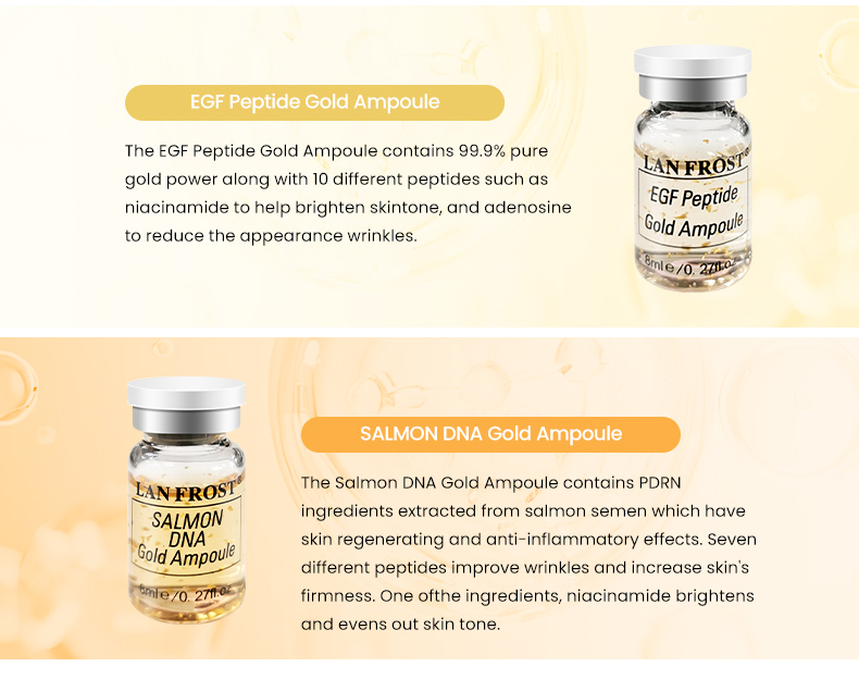 Booster Starter Kit 5 Types Booster Ampoules for Cosmetic Microneedling