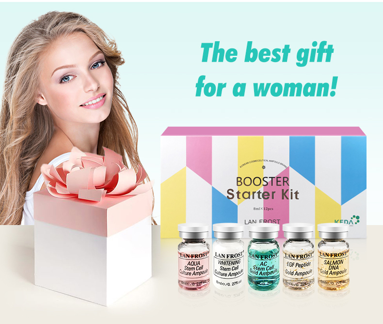 Booster Starter Kit 5 Types Booster Ampoules for Cosmetic Microneedling