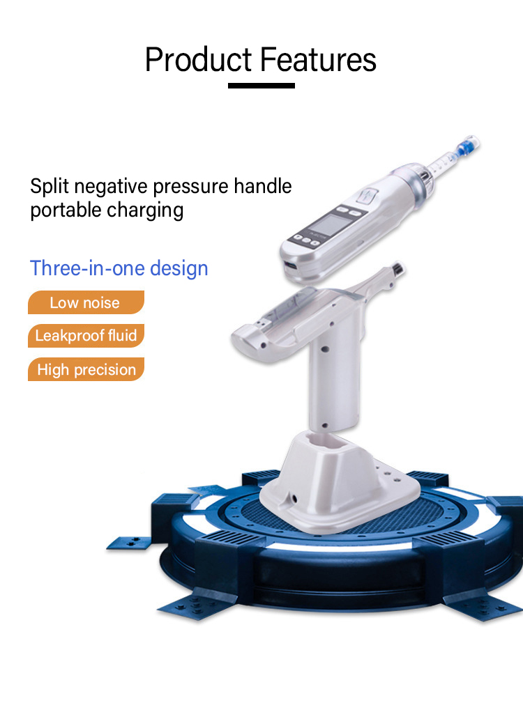 EZ Injector | Portable Gun Injection For Skin Care | Negative Pressure Hydrolifting Device | Skin Tightening and Wrinkle Removal
