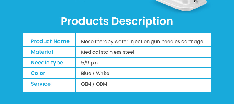5pins 9pins Syringe Tube Fitter Consumable For EZ Meso Gun