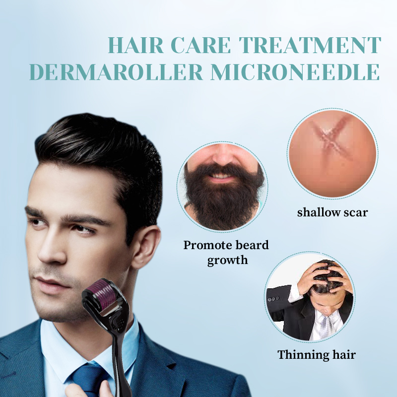 Dermal Roller 540 Microneedle for Hair Growth Remove Wrinkles