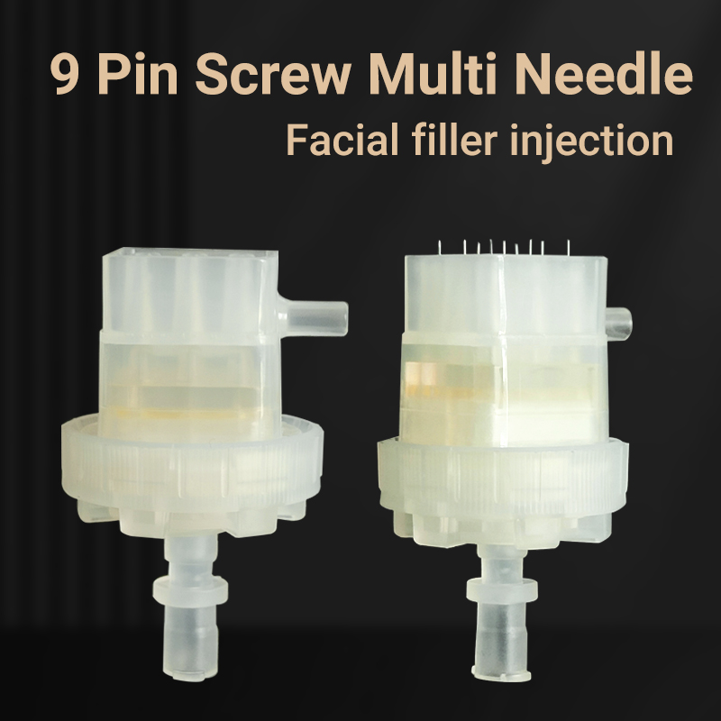 Adjustable 9Pin Screw Multi Needle Negative Pressure Mesotherapy Cosmetic Needle