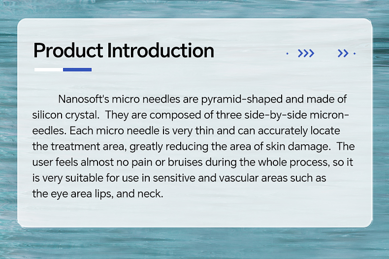 Nanosoft 3pin Microneedle 34G Disposable Sterile Microneedles for Skinbooster Injection