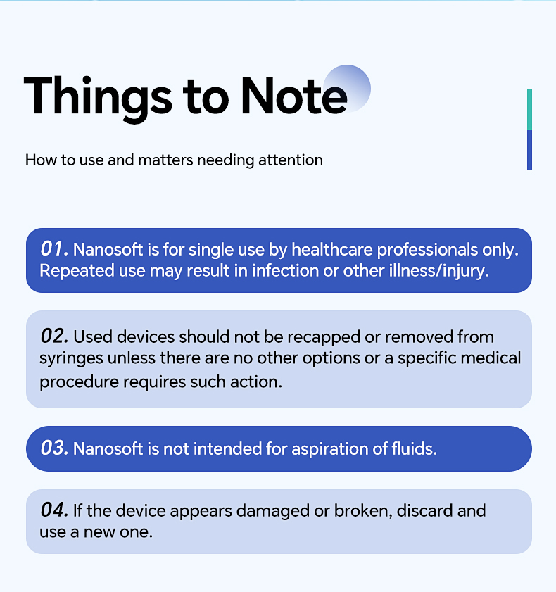 Nanosoft 3pin Microneedle 34G Disposable Sterile Microneedles for Skinbooster Injection