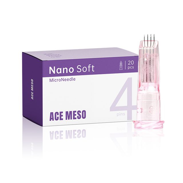 Medical grade Nanosoft 4 pin for facial whitening and anti-aging around the eyes and neck.