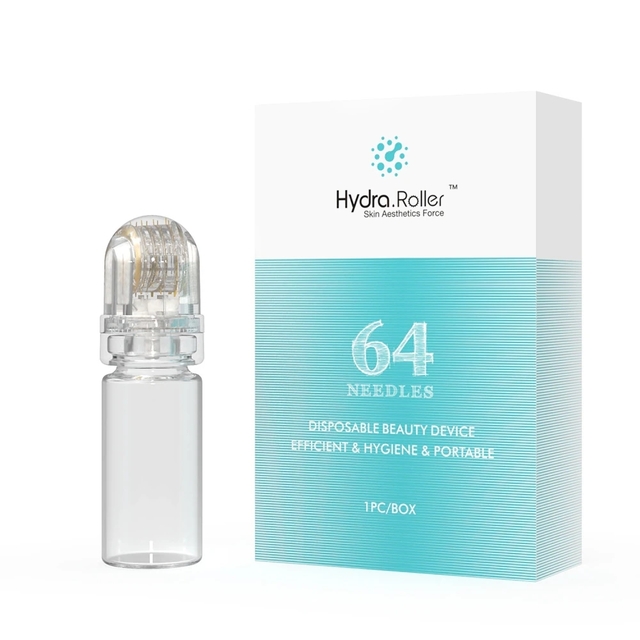 Hydra Needle 20pin Microneedle Hydra Roller 64 Needle Home Use Skinbooster Injector