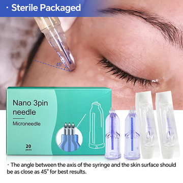 Nanosoft 3pin Microneedle 34G Disposable Sterile Microneedles for Skinbooster Injection